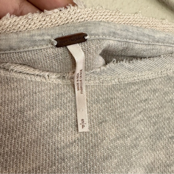 Free People Jojo Sweatshirt in Sandy Beige - Picture 4 of 6